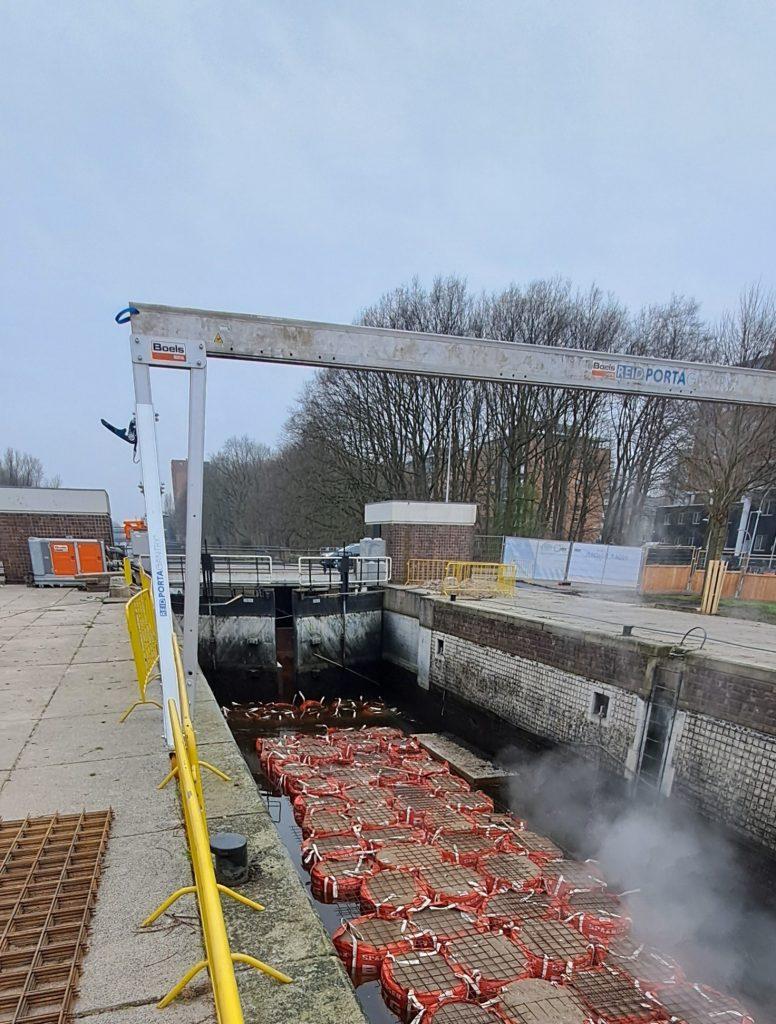 Droogzetten Westlandgrachtsluis