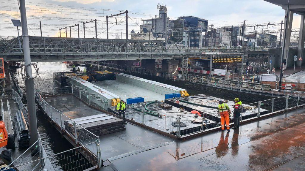 Transport spoorbrug Oostertoegang - Foto: Paul Poels