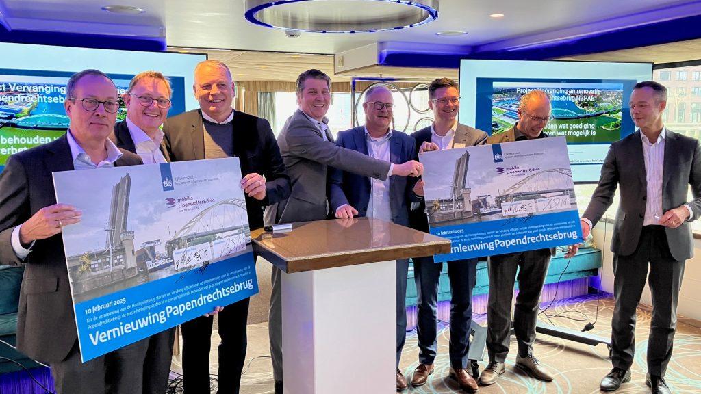 Ondertekening contract Papendrechtsebrug | Hollandia Infra